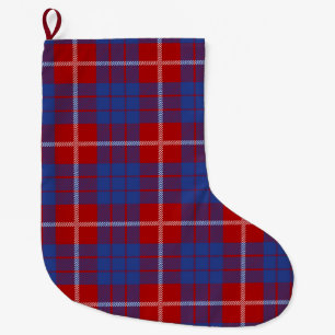 Calcetín Navideño Grande Clan Hamilton Tartán Plaid