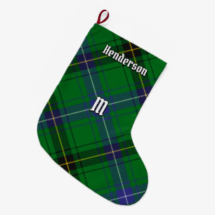 Calcetín Navideño Grande Clan Henderson Tartan