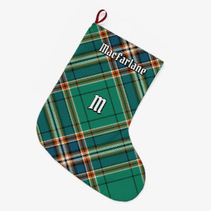 Calcetín Navideño Grande Clan MacFarlane Ancient Hunting Tartán