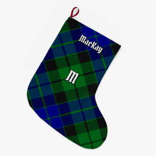 Calcetín Navideño Grande Clan MacKay Tartan