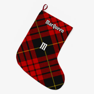 Calcetín Navideño Grande Clan MacQueen Tartan