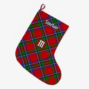 Calcetín Navideño Grande Clan Sinclair Tartan