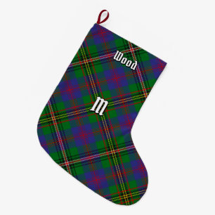 Calcetín Navideño Grande Clan Wood Tartan