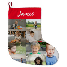 Collage personalizado con nombre y foto de niños