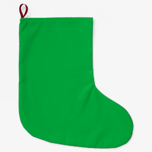 Calcetín Navideño Grande Color de la clave cromática Verde