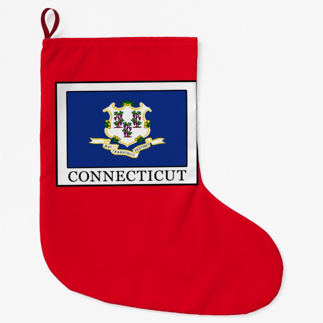 Calcetín Navideño Grande Connecticut (Anverso)