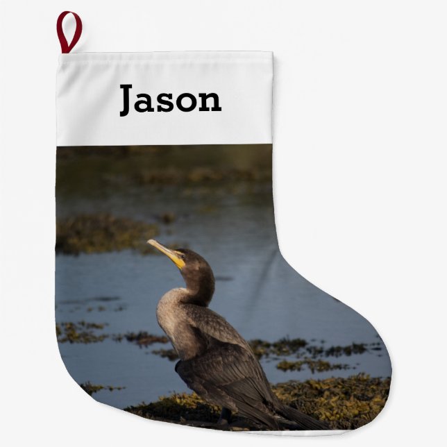 Calcetín Navideño Grande Cormoralina de dos pechos (Anverso)