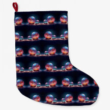 Crystal Snowballs Holiday Stocking