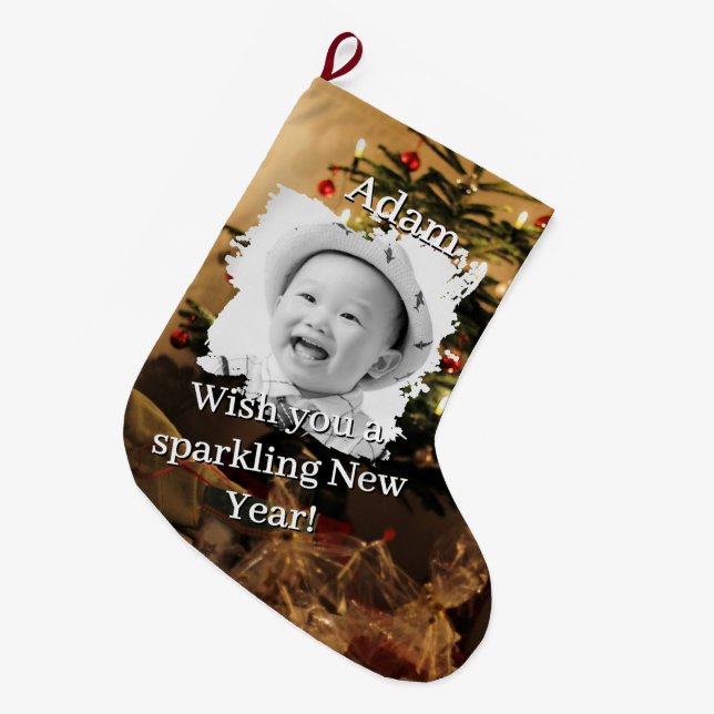 CALCETÍN NAVIDEÑO GRANDE CS01  (Frente (Colgado))