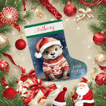 Calcetín Navideño Grande Cuta Otter<br><div class="desc">Prepárate para las vacaciones con nuestros Cute Otter Grandes Navidades! Perfecto para los amantes de las buenas carnes,  le da un toque divertido a su decoración festiva. ¡Añade ese nombre especial y año para un maravilloso mantenimiento! Diseños exclusivos creados sólo para ti desde My Baby Boutique!</div>