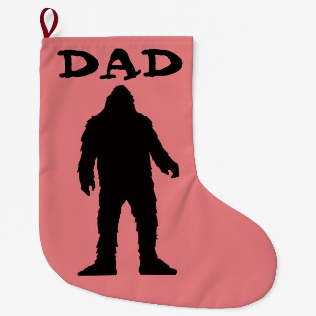 CALCETÍN NAVIDEÑO GRANDE DAD FUNNY CHRISTMAS STOCKING  (Anverso)
