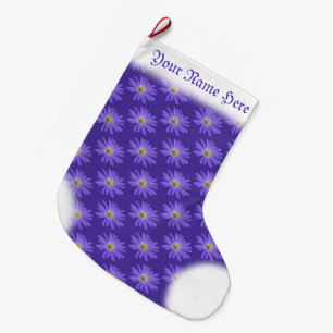 Calcetín Navideño Grande Daisy Stocking Navidades Daisies Stocking Personal