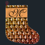 Calcetín Navideño Grande Diamantes elegantes piedras de naranja amarillo vi<br><div class="desc">Antiguo brillo de Hollywood y glamour -elegantes diamantes amarillo naranja, patrón de piedra gemela. ¡Una gran idea de regalo para las vacaciones de los Navidades, los cumpleaños o simplemente porque ella es maravillosa! - Dé este moderno, fabuloso, moderno, moderno, divertido, brillante y glamuroso equipaje a tu persona favorita. El texto...</div>
