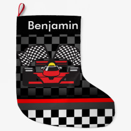 Calcetín Navideño Grande Diseño de Carreras automática Navidades grandes