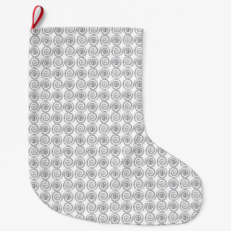 Calcetín Navideño Grande Double Spiral Celtic Pattern