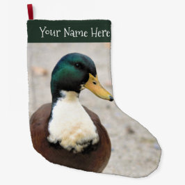 Calcetín Navideño Grande El gracioso Mallard Doméstico Duclair Bibbed Odd D