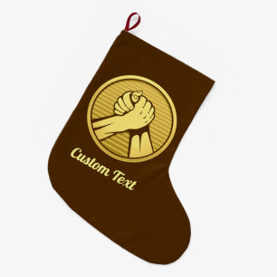 Calcetín Navideño Grande El oro de la lucha armada