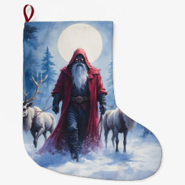 Calcetín Navideño Grande El Rey del Invierno Llega.