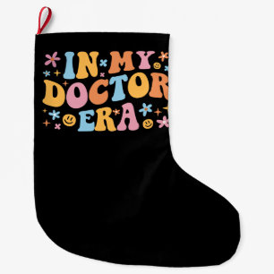 Calcetín Navideño Grande En la era I de mi Médico