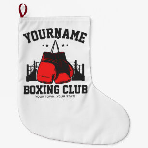 Calcetín Navideño Grande Entrenamiento del anillo de boxeo Pro Boxer ADD NA