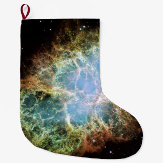 Calcetín Navideño Grande Espacio exterior de galaxia