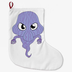 Calcetín Navideño Grande Estilo de Chibi