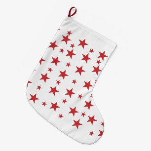 Calcetín Navideño Grande Estrellas para regalo