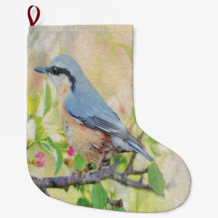 Calcetín Navideño Grande Fanático de las Aves