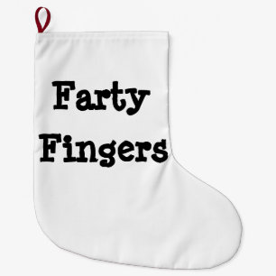 Calcetín Navideño Grande Farty Fingers
