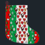Calcetín Navideño Grande Feliz Navidad Stocking Santa<br><div class="desc">Inicio > Decoración del Hogar > Decoración de Navidades > Existencias</div>
