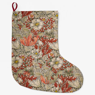 Calcetín Navideño Grande Festival de Flores William Morris Spring Compton