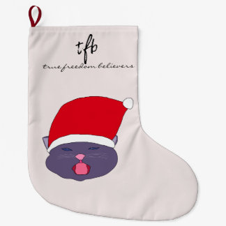 Calcetín Navideño Grande #GatitosContraLaPornografíaDeIA II