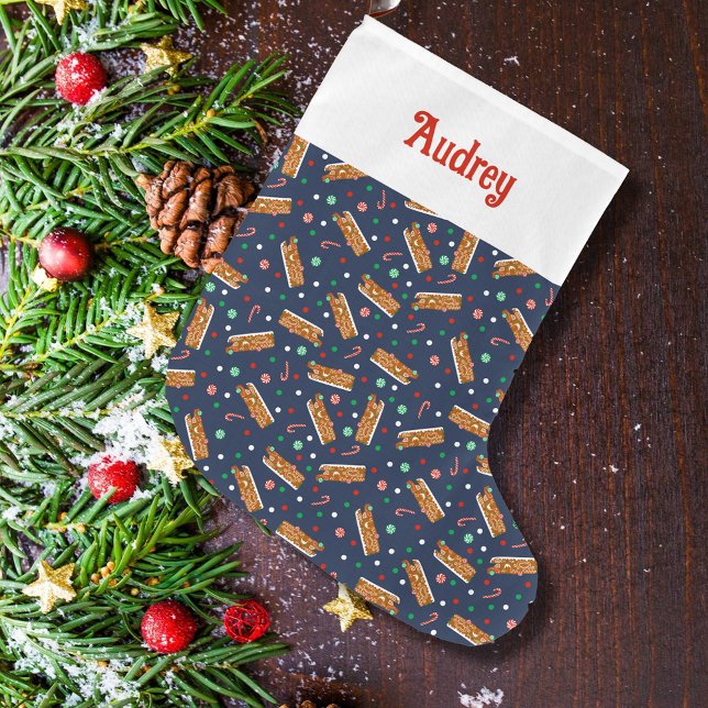 Calcetín Navideño Grande Gingerbread RV Clase C Camper Personalizado (Subido por el creador)