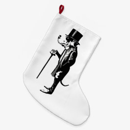 Calcetín Navideño Grande Gran Danés señor