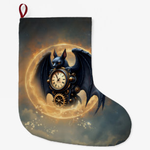 Calcetín Navideño Grande Guardián de la luna – Murciélago steampunk