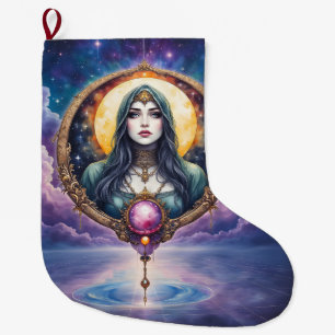 Calcetín Navideño Grande Guardián de sueños ligado a la luna – Guardián de 