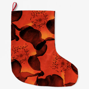 Calcetín Navideño Grande Guay, arte digital de moda y único en el patrón de