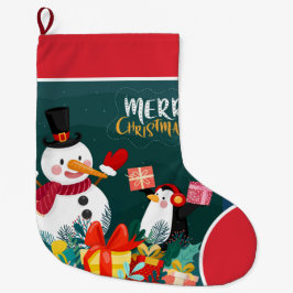 Calcetín Navideño Grande Ha Ha Ha Merry Navidad Grandes Navidades Estaciona