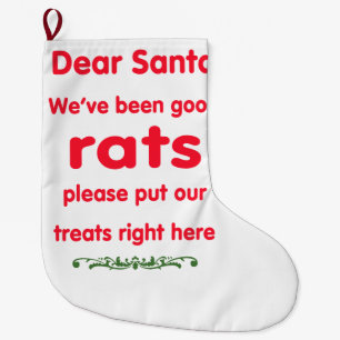 Calcetín Navideño Grande hemos sido buenas ratas