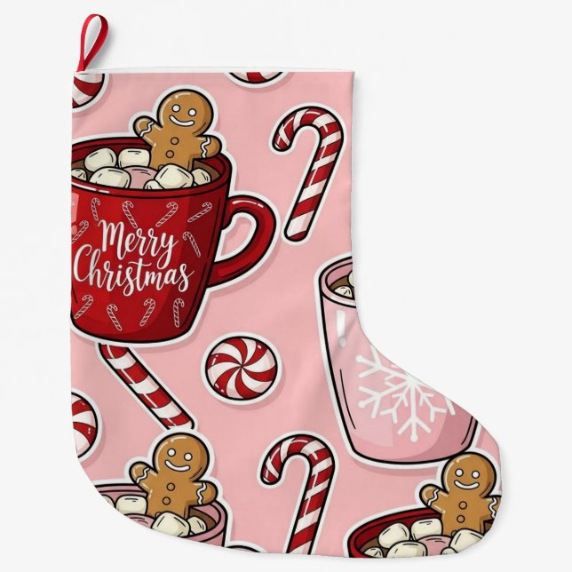 Calcetín Navideño Grande Holiday (Anverso)