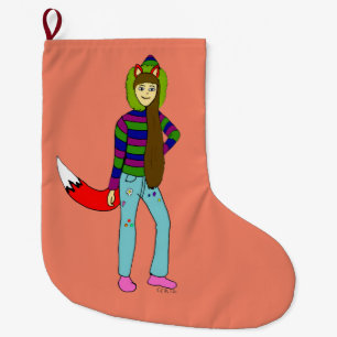 Calcetín Navideño Grande imbécil