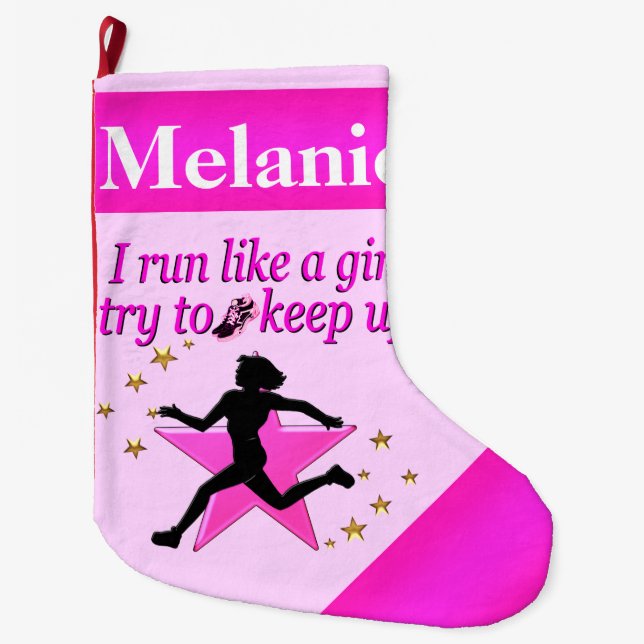 CALCETÍN NAVIDEÑO GRANDE IMPRESIONANTES NAVIDADES DE CORREO PERSONALIZADOS  (Anverso)