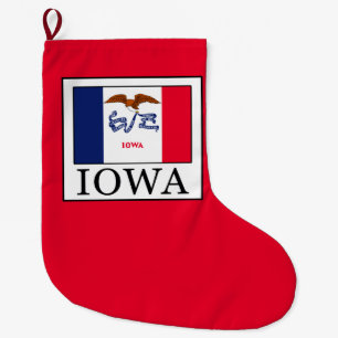 Calcetín Navideño Grande Iowa