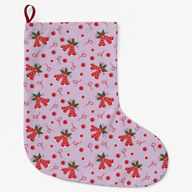 Calcetín Navideño Grande Jingle Bells (Anverso)