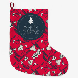 Calcetín Navideño Grande Jingle Bells Joyful Greetings Collection