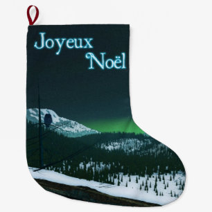 Calcetín Navideño Grande Joyeux Noё l - Noche silenciosa