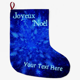 Calcetín Navideño Grande Joyeux Noё l - Snowburst