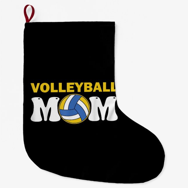 Calcetín Navideño Grande Jugador divertido del Día del Juego de Camisas de  (Anverso)