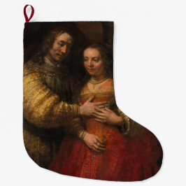 Calcetín Navideño Grande La novia judía (por Rembrandt)