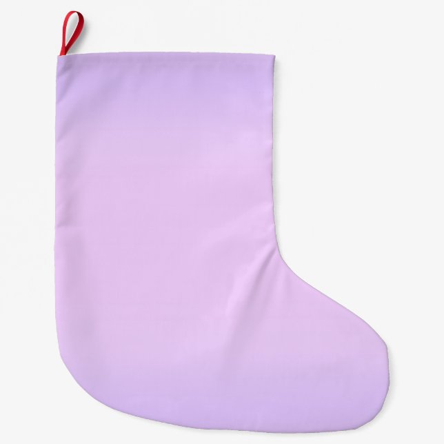 Calcetín Navideño Grande Lavanda Rosa (Anverso)